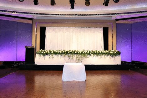 White Curtain Backdrop 3m