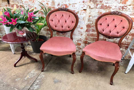 Dusty Pink Chairs