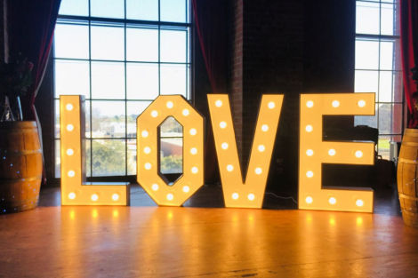 Giant LOVE Letter Lights 1.2m