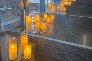 LED Pillar Candles - 20cm