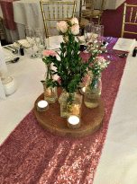 Sequin Table Runner - Pink