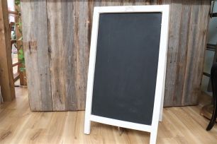 White A-Frame Blackboard - Large