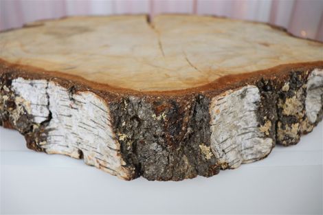 Birch Wood Cake Stand - Extra Large
