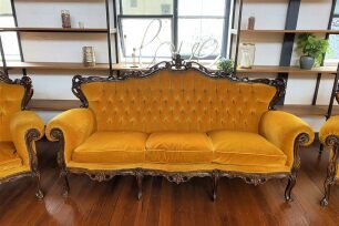 Vintage Couch - Gold