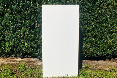 76cm Aisle Plinths - White