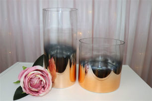 Gold Ombre Cylinder - 16cm