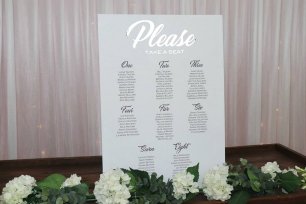 Printed Seating Chart - A1