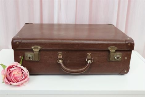 Vintage Suitcase - Large Brown