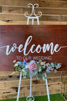 'Welcome to Our Wedding' Sign 